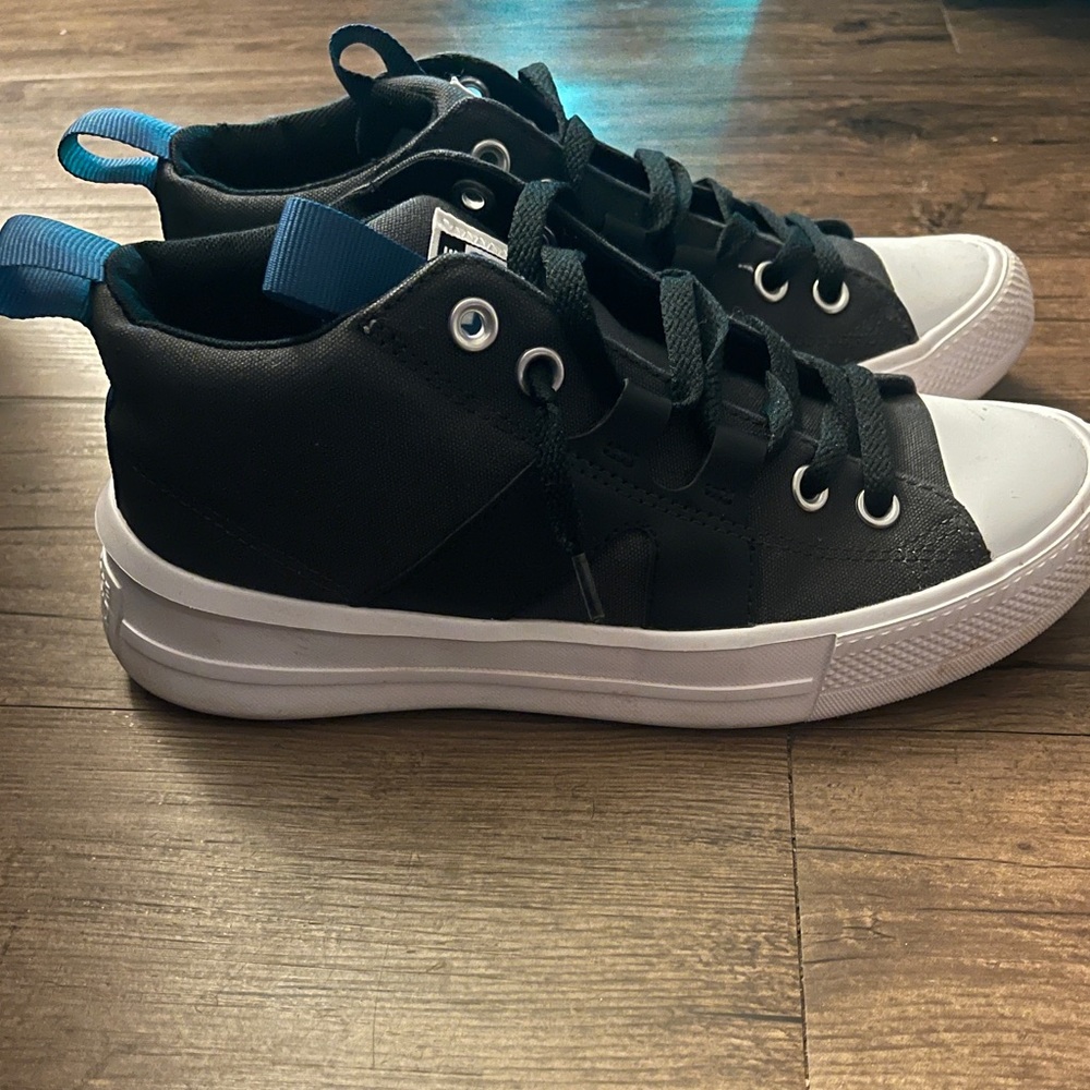 Converse Kids' Chuck Taylor All Star Sneaker big Kid Shoes Dark Moth/Black